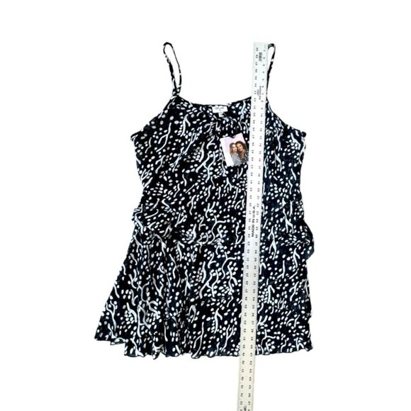 Diane Von Furstenberg x Target Women Black/White Print Ruffle Dress 3X NWT - Picture 5 of 6